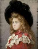 ROBAUDI Alcide Théophile Portrait De Quiquine ROBAUDI Alcide Théophile Portrait De Quiquine