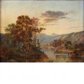 ROBBINS Horace Walcott Romantic River Scene ROBBINS Horace Walcott Romantic River Scene
