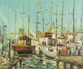 ROBERT H.M. Scene Of Harbor ROBERT H.M. Scene Of Harbor