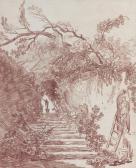 ROBERT Hubert Escalier Dans Un Parc ROBERT Hubert Escalier Dans Un Parc