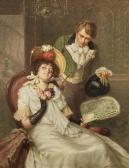 ROBERTS Edwin Thomas The Bashful Suitor ROBERTS Edwin Thomas The Bashful Suitor