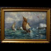 ROBERTS George Stormy Seas; Rolling Waves ROBERTS George Stormy Seas; Rolling Waves