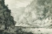 ROBERTSON George A View In The Island Of Jamaica Of The Bridge Crossing The River Cobre Near Spanish Town ROBERTSON George A View In The Island Of Jamaica Of The Bridge Crossing The River Cobre Near Spanish Town