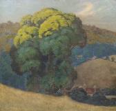 ROBERTSON Walford Graham Extensive Rural Landscape With Cottage ROBERTSON Walford Graham Extensive Rural Landscape With Cottage