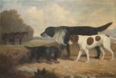 ROBINSON William R. Three Dogs In A Landscape ROBINSON William R. Three Dogs In A Landscape