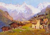 RODA Leonardo Paesaggio Di Montagna Con Baite RODA Leonardo Paesaggio Di Montagna Con Baite