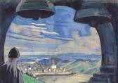 ROERICH Nicolaj Konstantinov Study For Terra Slavonica ROERICH Nicolaj Konstantinov Study For Terra Slavonica
