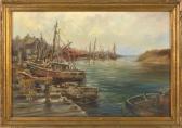 ROGERS Wendell M. Harbor Scene ROGERS Wendell M. Harbor Scene