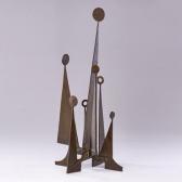 ROHOWSKY MEYERS Abstract Table Top Sculpture Of A Crowd ROHOWSKY MEYERS Abstract Table Top Sculpture Of A Crowd