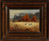 rohrbach Walter Zwei Auerhähne In Weiter Landschaft rohrbach Walter Zwei Auerhähne In Weiter Landschaft