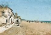 ROIG Y SOLER Joan Coastal Village Landscape ROIG Y SOLER Joan Coastal Village Landscape