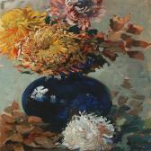 rollet louis Still Life With Chrysanths In A Vase rollet louis Still Life With Chrysanths In A Vase
