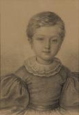 Romagny P. Ritratto Di Bambina Con Orecchini Romagny P. Ritratto Di Bambina Con Orecchini