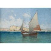 ROMANIDIS Constantinos On The Rocks & Boat On Calm Waters; A Pair ROMANIDIS Constantinos On The Rocks & Boat On Calm Waters; A Pair