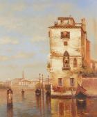 ROMANO Angelo Venetian Scene ROMANO Angelo Venetian Scene