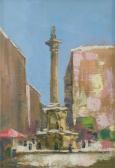 ROMANO CORRADO Piazza Cittadina Con Monumento ROMANO CORRADO Piazza Cittadina Con Monumento