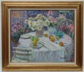 ROMANOVITCH LEFIMENKO Viktor Still Life In The Garden ROMANOVITCH LEFIMENKO Viktor Still Life In The Garden