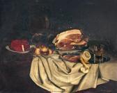 ROMEK Arpad Still Life With Ham ROMEK Arpad Still Life With Ham