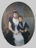ROMERO DE TORRES Enrique Königin Victoria Eugénie Von Spanien Mit Alfonso Xiii ROMERO DE TORRES Enrique Königin Victoria Eugénie Von Spanien Mit Alfonso Xiii