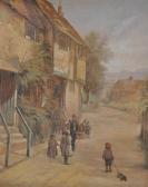 RONALD David Children In A Village Street RONALD David Children In A Village Street