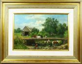 RONDEL L. Farm Scene RONDEL L. Farm Scene