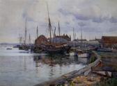 ROOKE Herbert Kerr A Still Morning, Poole Harbour ROOKE Herbert Kerr A Still Morning, Poole Harbour