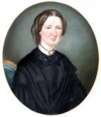 ROOS William Portrait Of A Young Lady Wearing A Black Dress ROOS William Portrait Of A Young Lady Wearing A Black Dress