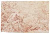 ROSA Salvator An Animal Nursing A Child While A Second Child ROSA Salvator An Animal Nursing A Child While A Second Child