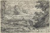 ROSA Salvator Landschaft Mit Einem Hohlweg Zur Rechten ROSA Salvator Landschaft Mit Einem Hohlweg Zur Rechten