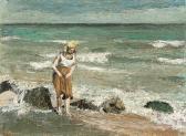 ROSENHAUER Theodor Frau Am Strand ROSENHAUER Theodor Frau Am Strand