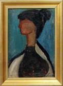 ROSENSOHN Lennart Abstraktes Frauenportrait ROSENSOHN Lennart Abstraktes Frauenportrait