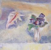 ROSENTHAL Stan Still Life Flowers And Seashell ROSENTHAL Stan Still Life Flowers And Seashell