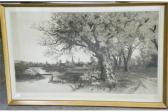 ROST Ernest C. A Glimpse Of A Village ROST Ernest C. A Glimpse Of A Village