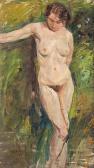 ROTHE Franz Eduard Stehender Weiblicher Akt ROTHE Franz Eduard Stehender Weiblicher Akt