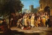 ROTHERMEL Peter Frederick Sir Walter Raleight And Queen Elizabeth ROTHERMEL Peter Frederick Sir Walter Raleight And Queen Elizabeth