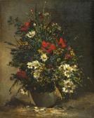 ROUSSEAU Charles Still Life With Vase Of Flowers ROUSSEAU Charles Still Life With Vase Of Flowers