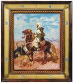 ROUSSEAU Henri Emilien Cavalier Et Sloughi ROUSSEAU Henri Emilien Cavalier Et Sloughi