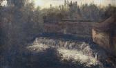 ROUSSEAU Theodore « Le Déversoir Du Moulin De Batignies, Forêt De Compiègne ». ROUSSEAU Theodore « Le Déversoir Du Moulin De Batignies, Forêt De Compiègne ».