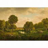 ROUSSEAU Theodore A Pool In The Woods ROUSSEAU Theodore A Pool In The Woods