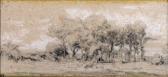 ROUSSEAU Theodore Groupe D'arbres À Boisrémond Près Du Fay ROUSSEAU Theodore Groupe D'arbres À Boisrémond Près Du Fay