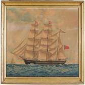ROUX Louis Francois Pros. The English Barque Pondichery ROUX Louis Francois Pros. The English Barque Pondichery