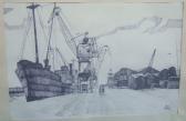 ROVIRETO Josef Dock Scene ROVIRETO Josef Dock Scene
