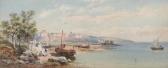 ROWBOTHAM Charles Italienische Küstenlandschaft ROWBOTHAM Charles Italienische Küstenlandschaft