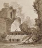 ROWBOTHAM Thomas Leeson Ruins At Caerphilly ROWBOTHAM Thomas Leeson Ruins At Caerphilly