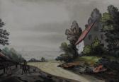 ROWLANDSON Thomas London From The Slope Of Highgate Hill ROWLANDSON Thomas London From The Slope Of Highgate Hill