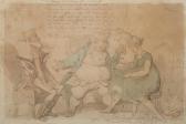 ROWLANDSON Thomas Mrs. Clark Receiving A Bribe To Effect Promotion ROWLANDSON Thomas Mrs. Clark Receiving A Bribe To Effect Promotion