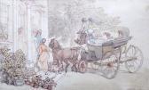 ROWLANDSON Thomas The Afternoon Visit ROWLANDSON Thomas The Afternoon Visit