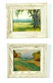 ROYER Jacob S. Two Landscapes ROYER Jacob S. Two Landscapes
