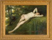 ROYER Jean-Claude Nudo Di Donna Accanto Ad Un Torrente ROYER Jean-Claude Nudo Di Donna Accanto Ad Un Torrente