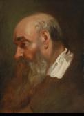 RUBENS Peter Paul A Head Study Of A Bearded Man RUBENS Peter Paul A Head Study Of A Bearded Man